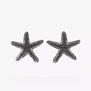 Nwt- zara- starfish earrings